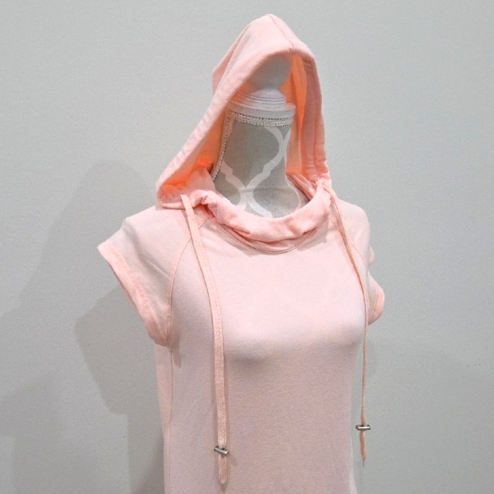 Pink Hooded Coverup Dress - Picture 2 of 8